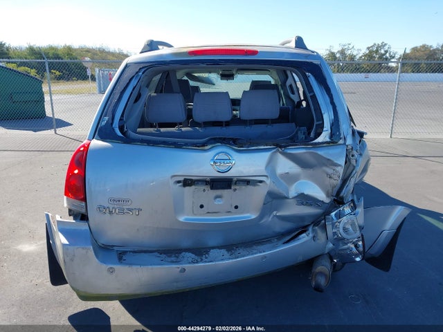 44294279 :رقم المزاد ، 5N1BV28U66N105825 vin ، 2006 Nissan Quest 3.5 S مزاد بيع