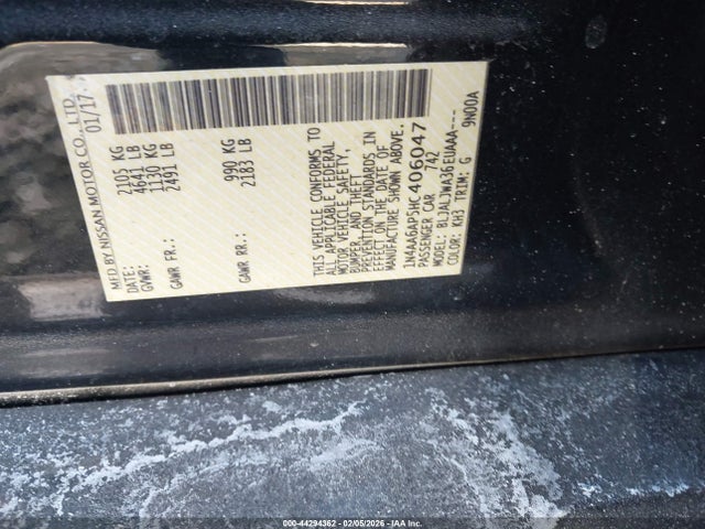 2017 NISSAN MAXIMA 1N4AA6AP5HC406047 Photo 8