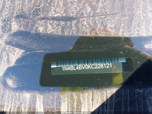 1N4BL4BV0KC228121 Nissan Altima 2.5 S