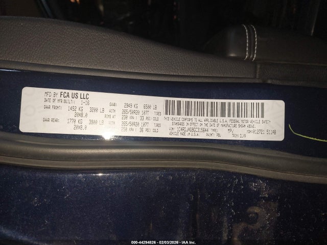 2016 DODGE DURANGO 1C4RDJAG9GC315644 Photo 8