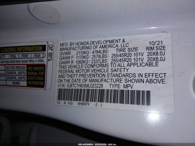 2021 ACURA RDX 5J8TC1H6XML023228 Photo 8