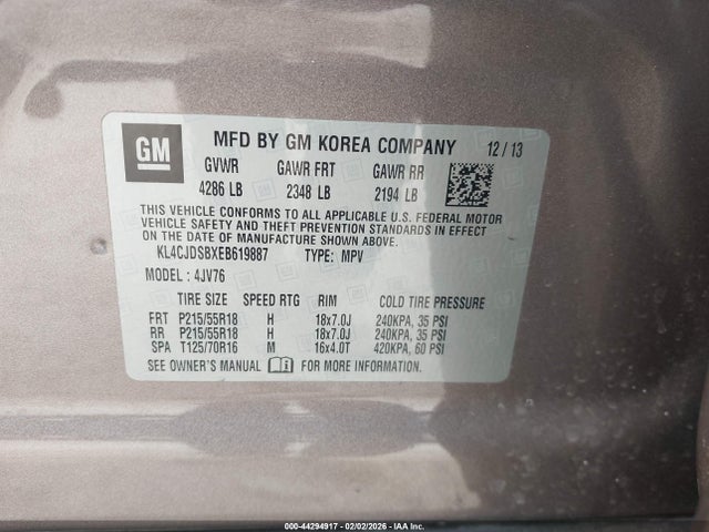 Buick Encore Premium 2014 KL4CJDSBXEB619887 Image 9
