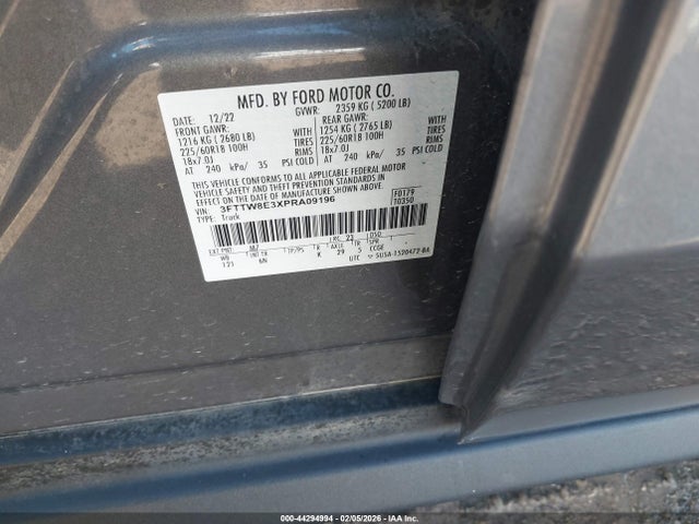 Ford Maverick Lariat 2023 3FTTW8E3XPRA09196 Image 9