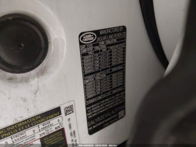 2020 LAND ROVER RANGE ROVER VELAR SALYB2EXXLA270584 Photo 8