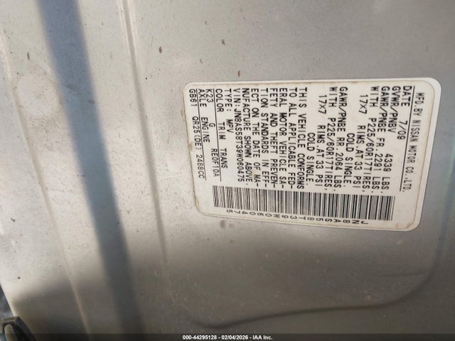 2009 NISSAN ROGUE JN8AS58T39W060475 Photo 8