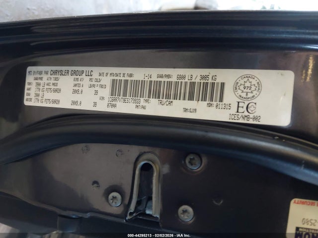 RAM 1500 Laramie 2014 1C6RR7VT9ES173933 Image 9