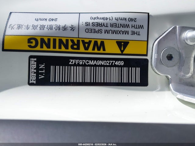 2022 FERRARI 812 GTS ZFF97CMA9N0277469 Photo 8