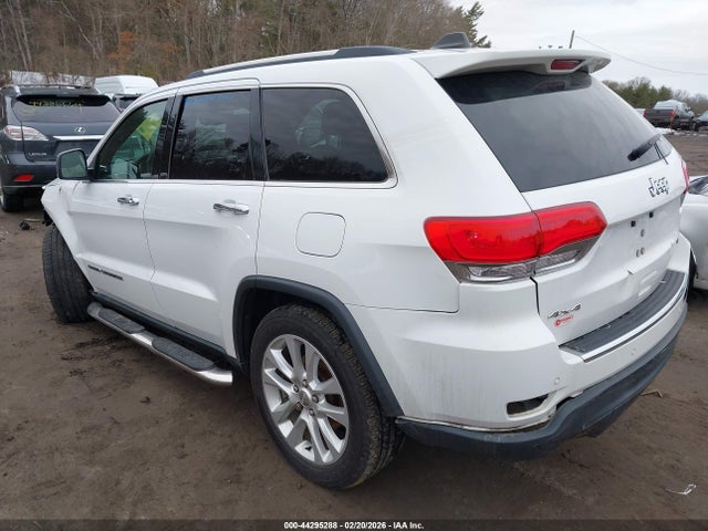 44295288 :رقم المزاد ، 1C4RJFBG0HC815374 vin ، 2017 Jeep Grand Cherokee Limited 4x4 مزاد بيع