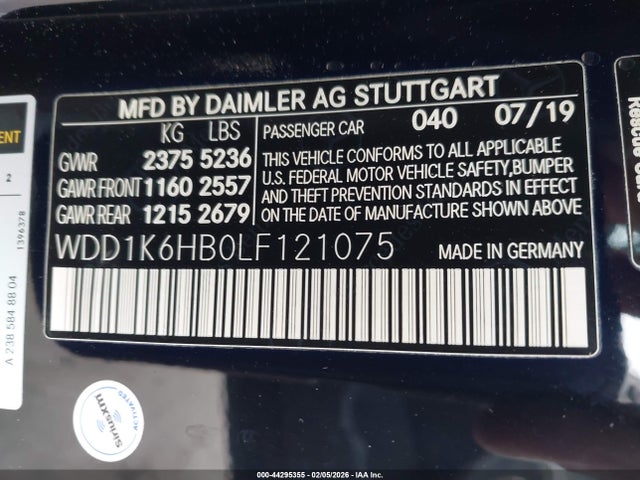 2020 MERCEDES-BENZ E 450 WDD1K6HB0LF121075 Photo 8