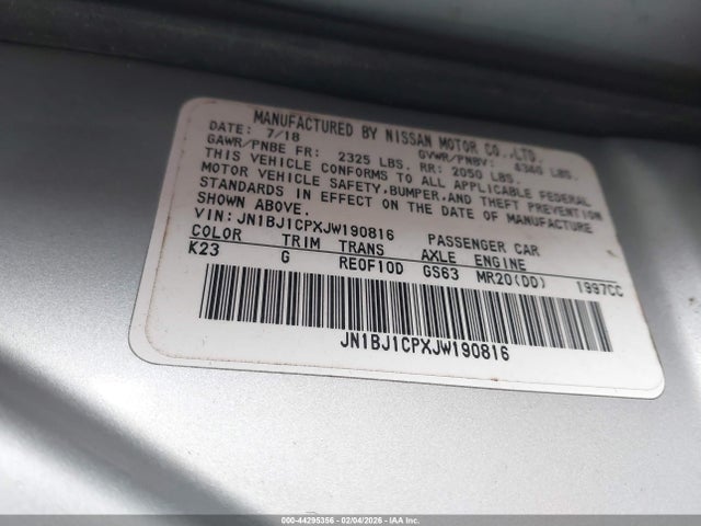 2018 NISSAN ROGUE SPORT JN1BJ1CPXJW190816 Photo 8