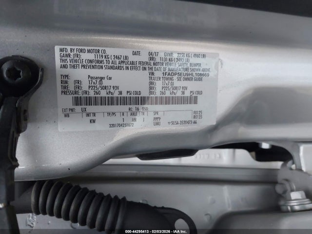 2017 FORD C-MAX ENERGI 1FADP5EU9HL108669 Photo 8