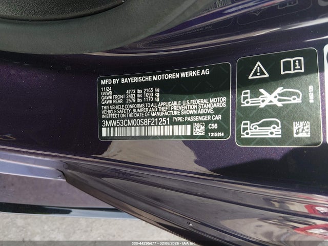 BMW M240 I Xdrive 2025 3MW53CM00S8F21251 Image 9
