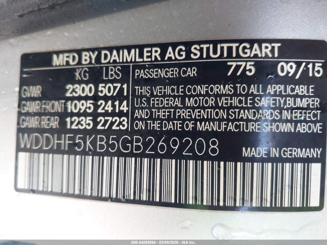 2016 MERCEDES-BENZ E 350 WDDHF5KB5GB269208 Photo 8