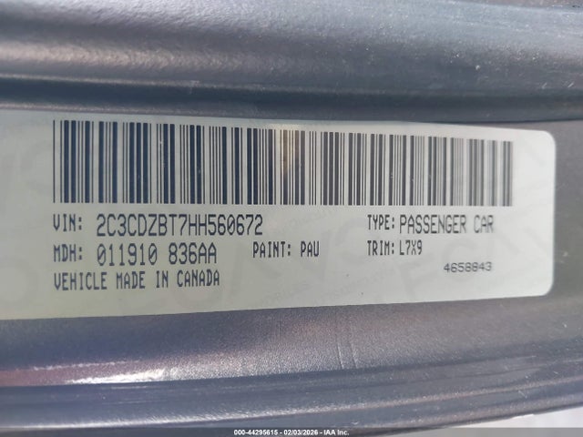 2017 DODGE CHALLENGER 2C3CDZBT7HH560672 Photo 8