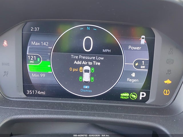 1G1FY6S08P4125391 Chevrolet Bolt Euv Fwd Lt