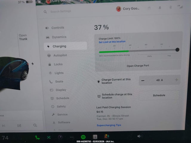 5YJ3E1EB1JF133562 Tesla Model 3 Long Range/performance