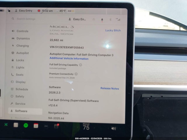 2021 TESLA MODEL 3 5YJ3E1EBXMF055643 Photo 6
