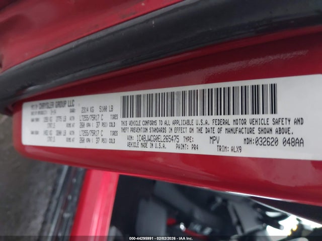 1C4BJWCG0EL265475 Jeep Wrangler Rubicon