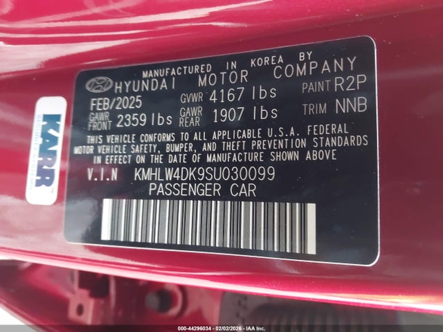 2025 HYUNDAI ELANTRA N KMHLW4DK9SU030099 Photo 8