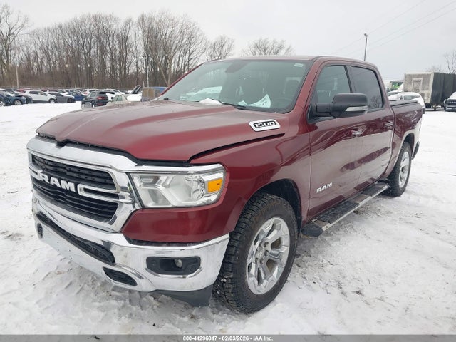 44296047 :رقم المزاد ، 1C6RRFFG1KN734678 vin ، 2019 Ram 1500 Big Horn/lone Star  4x4 5'7 Box مزاد بيع
