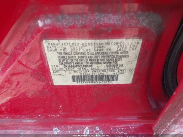 2012 NISSAN SENTRA 3N1AB6AP5CL690593 Photo 8