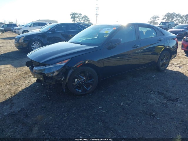 44296221 :رقم المزاد ، KMHLM4AJ4PU042007 vin ، 2023 Hyundai Elantra Hybrid Blue مزاد بيع