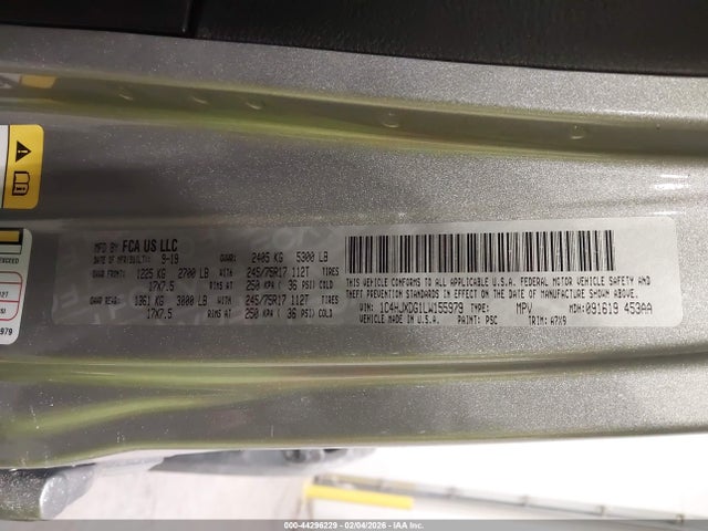 2020 JEEP WRANGLER UNLIMITED 1C4HJXDG1LW155979 Photo 8