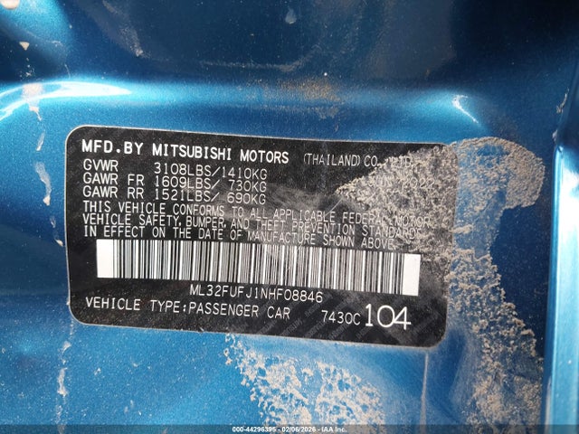 2022 MITSUBISHI MIRAGE G4 ML32FUFJ1NHF08846 Photo 8