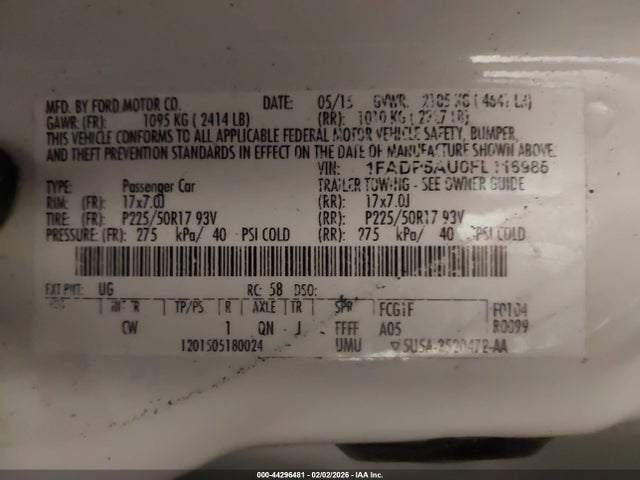 2015 FORD C-MAX HYBRID 1FADP5AU0FL116985 Photo 8