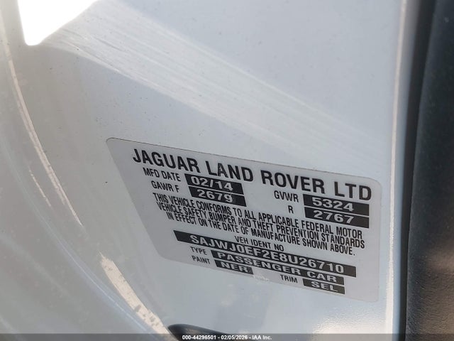 2014 JAGUAR XF SAJWJ0EF2E8U26710 Photo 8