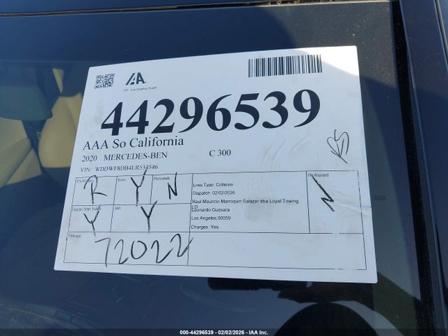 Mercedes-Benz C 300 2020 WDDWF8DB4LR534546 Image 18