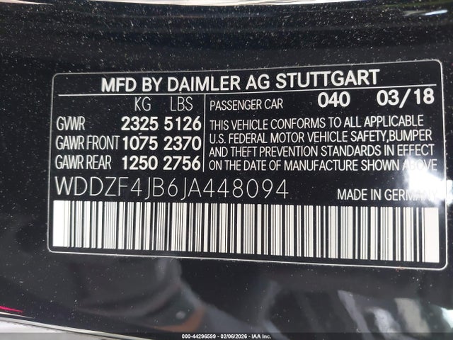 Mercedes-Benz E 300 2018 WDDZF4JB6JA448094 Image 9