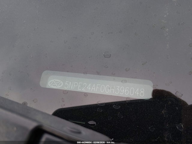 5NPE24AF0GH396048 Hyundai Sonata