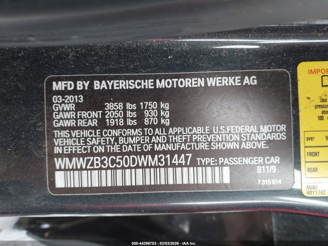 2013 MINI COUNTRYMAN WMWZB3C50DWM31447 Photo 8
