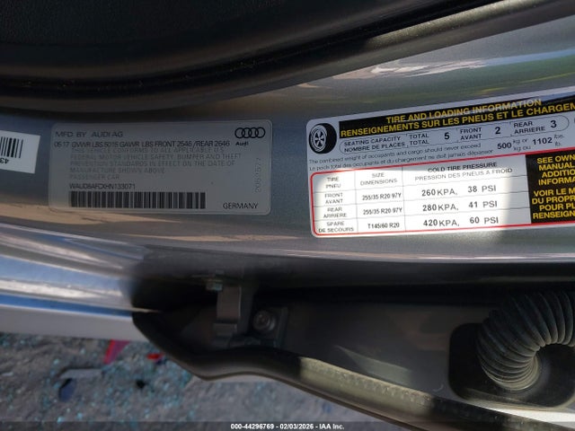 2017 AUDI A6 WAUD8AFCXHN133071 Photo 8