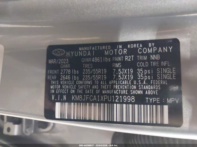 2023 HYUNDAI TUCSON HYBRID KM8JFCA1XPU121998 Photo 8