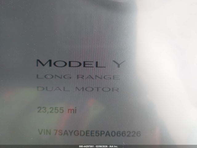 2023 TESLA MODEL Y 7SAYGDEE5PA066226 Photo 6