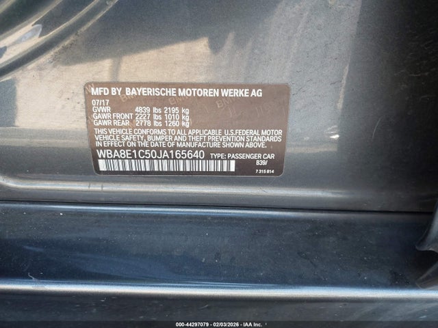 WBA8E1C50JA165640 BMW 330e Iperformance
