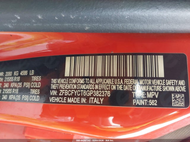 2016 FIAT 500X ZFBCFYCT6GP382376 Photo 8