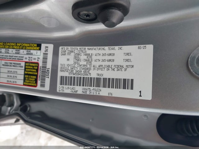 5TFNA5DB4SX288675 Toyota Tundra Platinum
