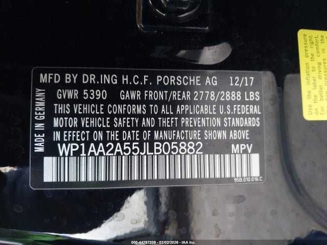 2018 PORSCHE MACAN WP1AA2A55JLB05882 Photo 8