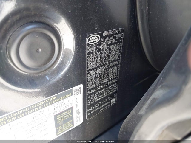 SALYJ2EXXNA330112 Land Rover Range Rover Velar P250 S
