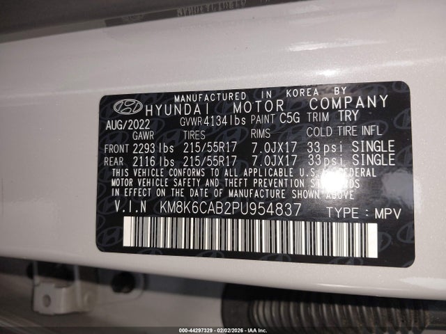 Hyundai Kona Sel 2023 KM8K6CAB2PU954837 Image 9