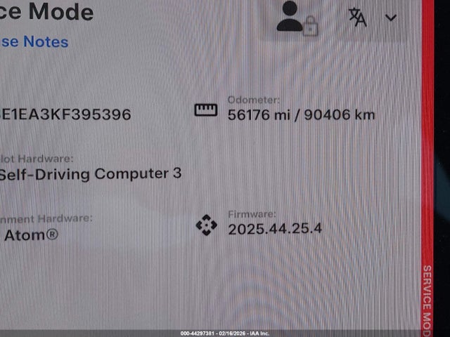Продажа на аукционе авто 2019 Tesla Model 3 Long Range/mid Range/standard Range/standard Range Plus, vin: 5YJ3E1EA3KF395396, номер лота: 44297381
