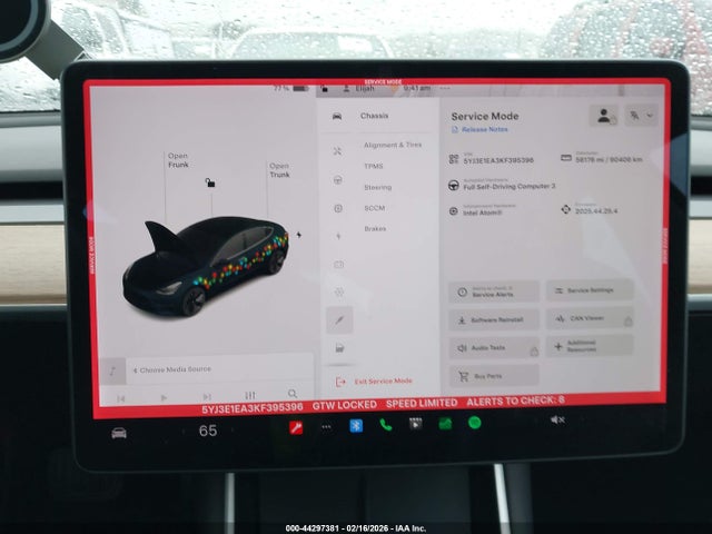 Продажа на аукционе авто 2019 Tesla Model 3 Long Range/mid Range/standard Range/standard Range Plus, vin: 5YJ3E1EA3KF395396, номер лота: 44297381