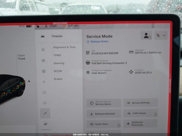 Продажа на аукционе авто 2019 Tesla Model 3 Long Range/mid Range/standard Range/standard Range Plus, vin: 5YJ3E1EA3KF395396, номер лота: 44297381