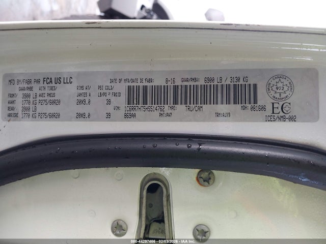 RAM 1500 Sport 2017 1C6RR7HT5HS514762 Image 9