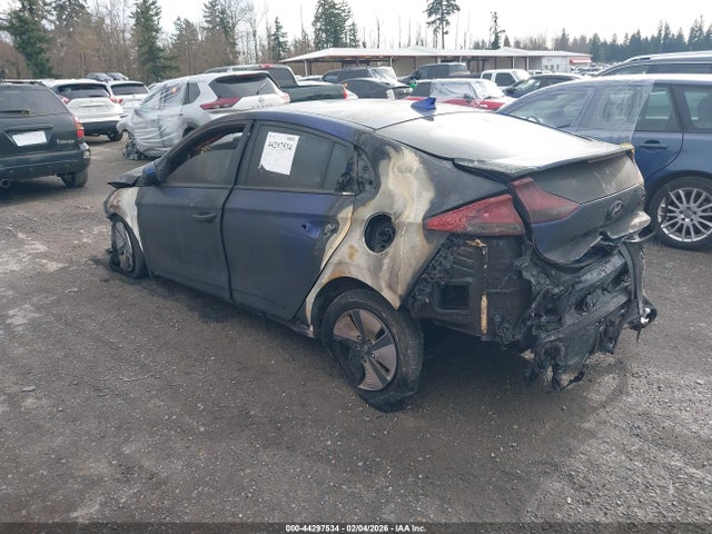 KMHC65LC1KU145196 Hyundai Ioniq Hybrid Blue
