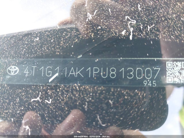 4T1G11AK1PU813007 Toyota CAMRY SE