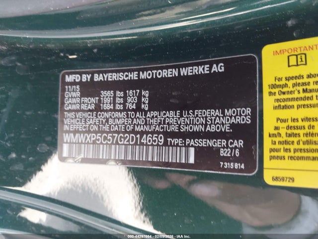 2016 MINI HARDTOP WMWXP5C57G2D14659 Photo 8